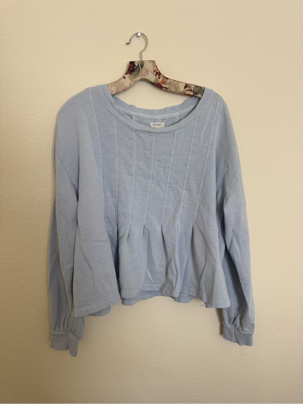 Pilcro peplum sweatshirt